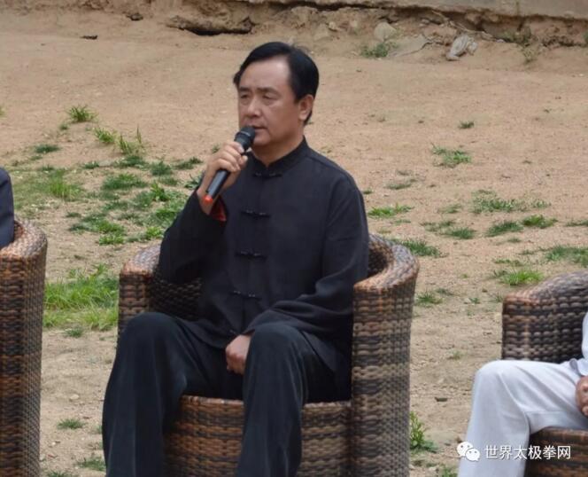 李剑方先生在日照九仙山谈拳