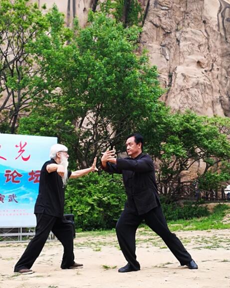 李剑方演示王其和式太极拳、阮纪正演练简化太极拳