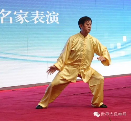 (太极名家陈正雷拳势)