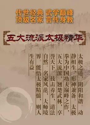 五大流派太极精华