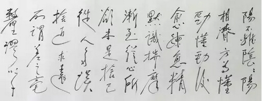 昌老书写了王宗岳《太极拳论》7
