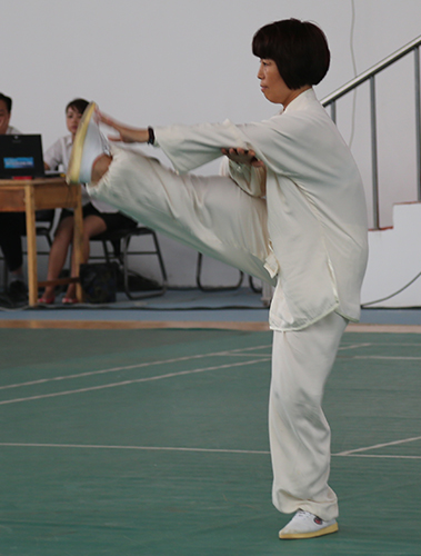 庞敏渊表演杨式太极拳