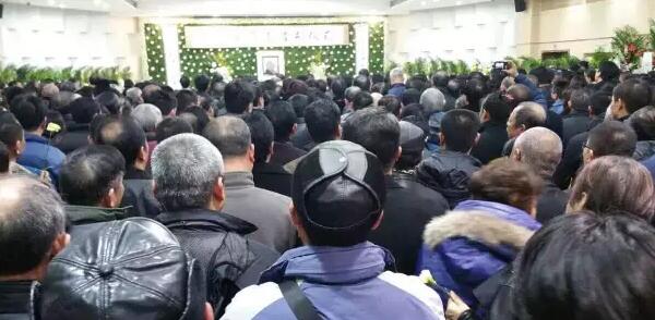 全国武术界代表送别一代杰出武术大家蔡龙云