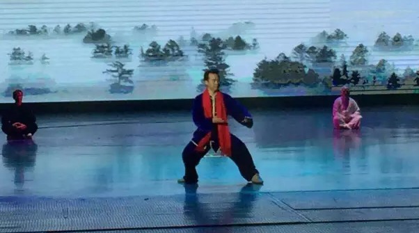 李随成、孔令剑、何俊龙等表演太极“传承”