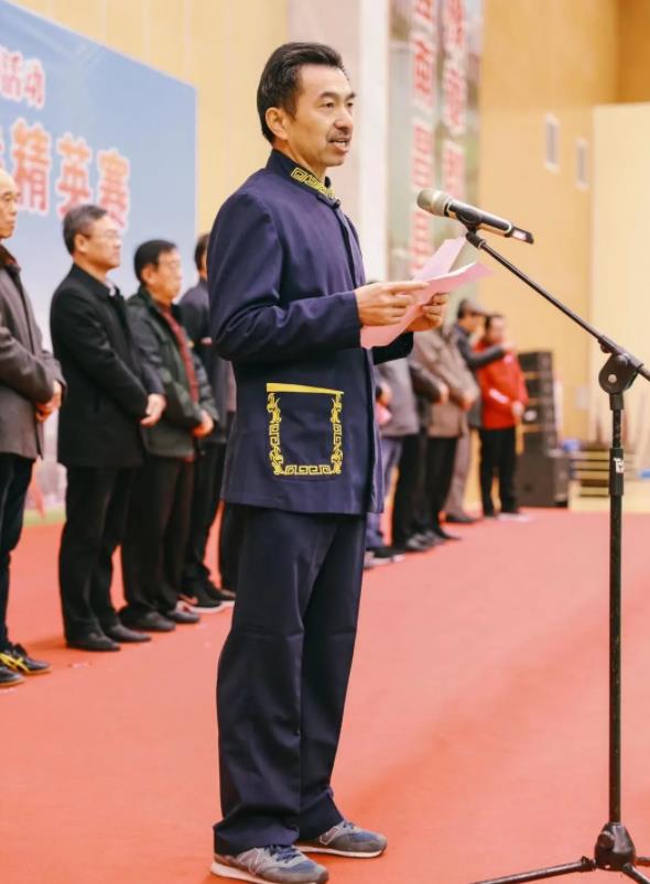 陈家沟太极拳南昌分馆馆长程保荣讲话